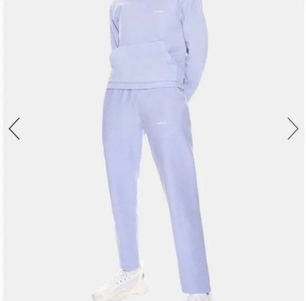 Madhappy Drawstring Waist Straight Leg Sweatpants Blue Size XS